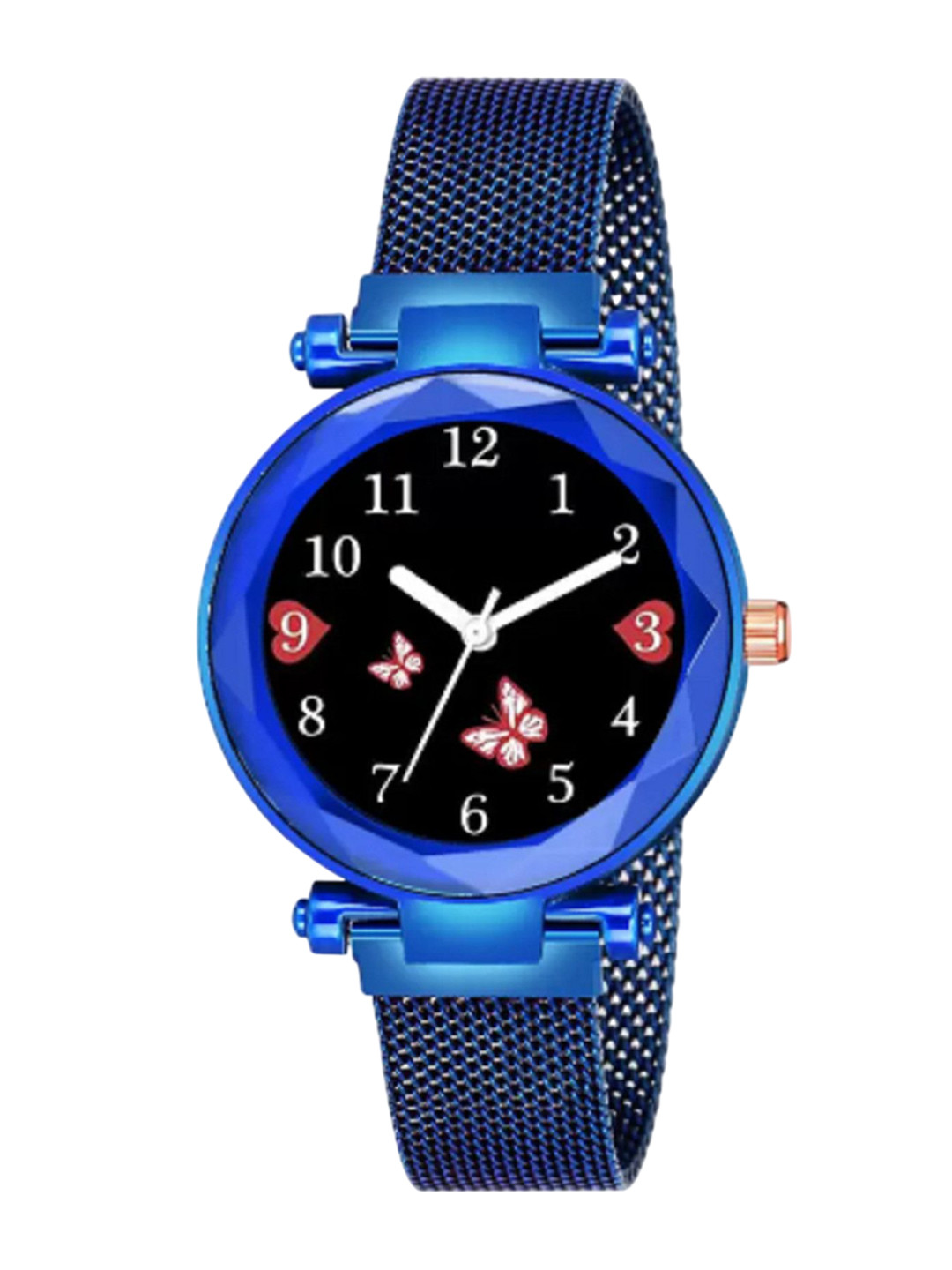 Miss Perfect Women Embellished Dial & Bracelet Style Straps Analogue Watch DF110