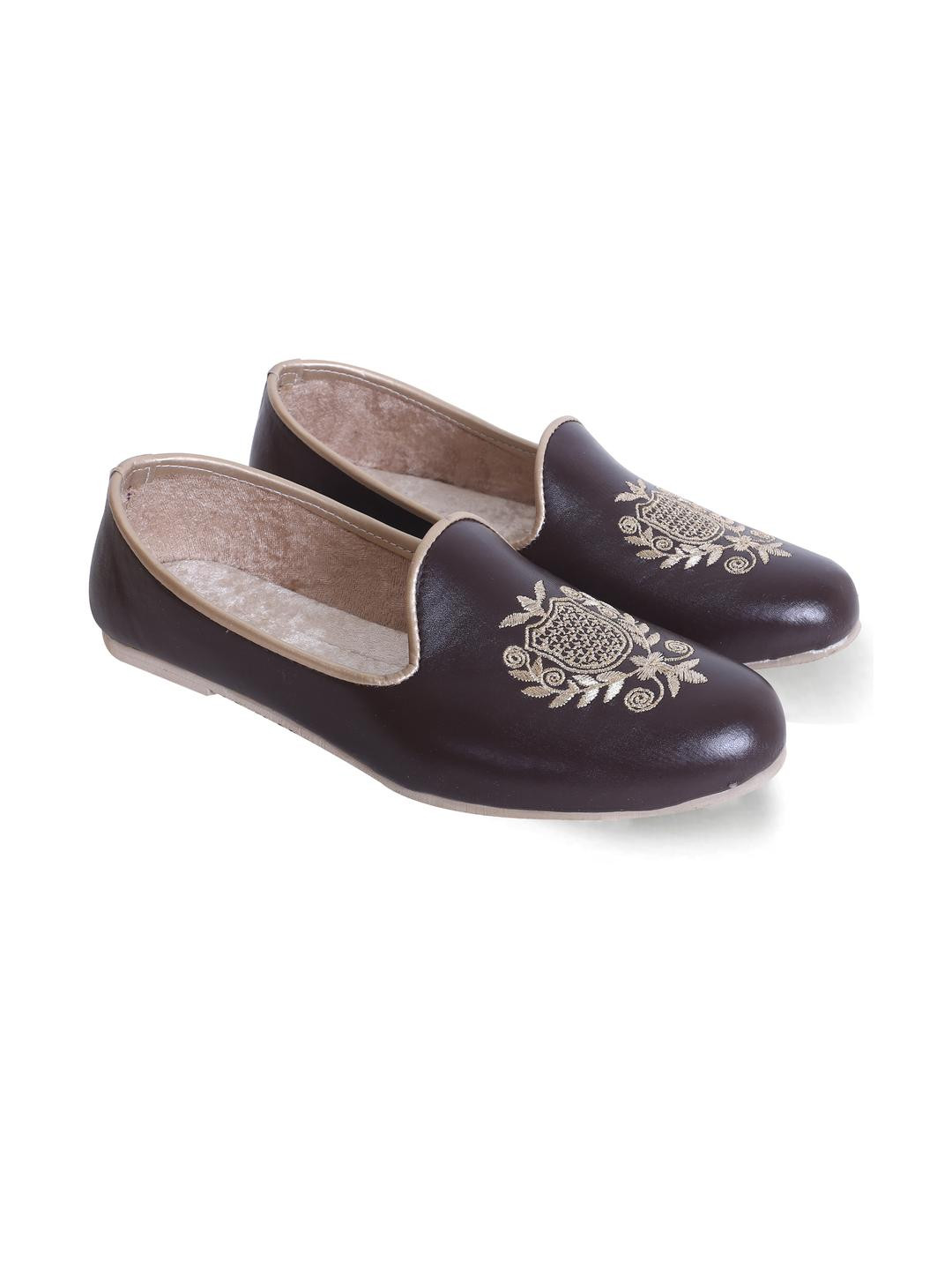 DFR Men Ethnic Jutti Wedding Kurta Loafer Shoe