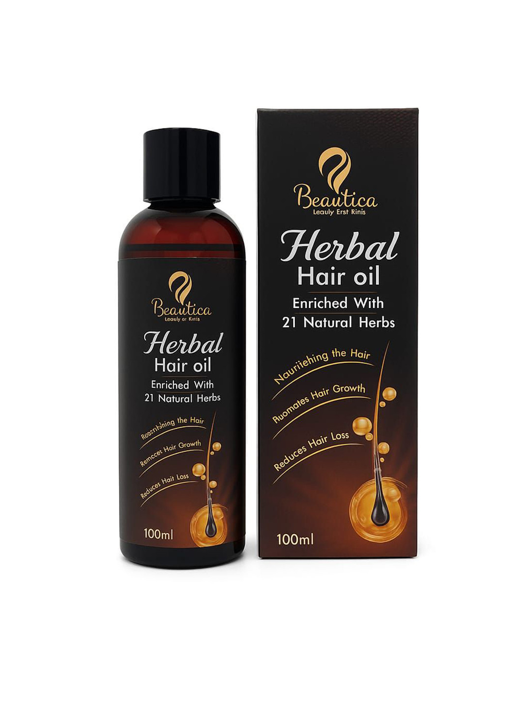 Beautica Set Of 8 Onion Hair Oil - 100 ml Each