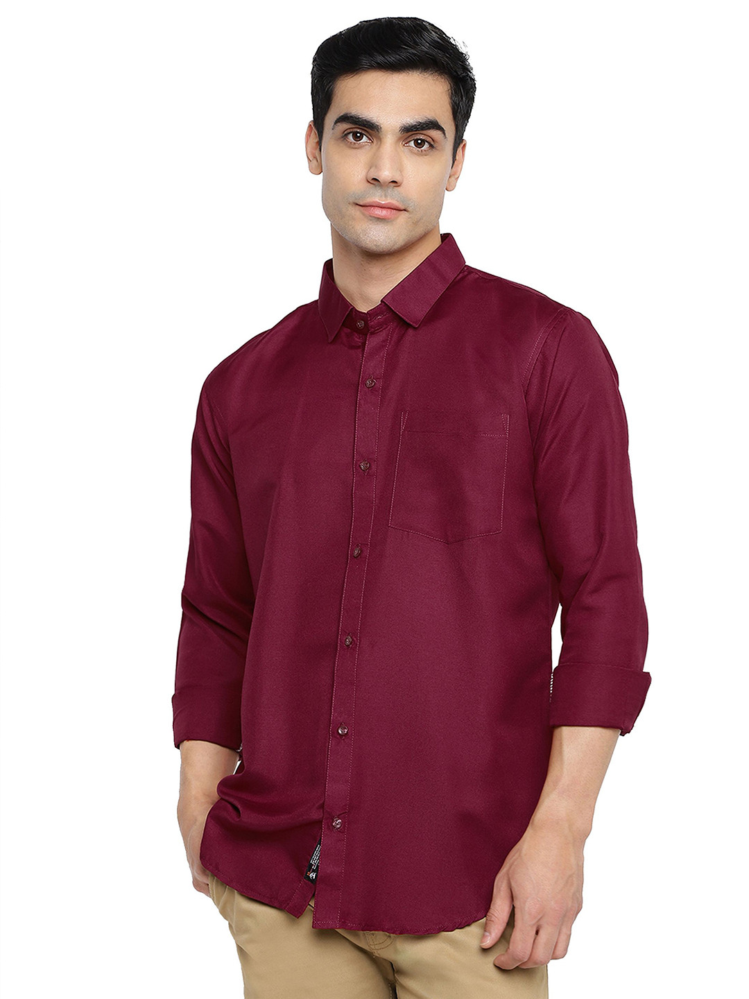 HASINI FASHION Comfort Spread Collar Long Sleeves Formal Shirt