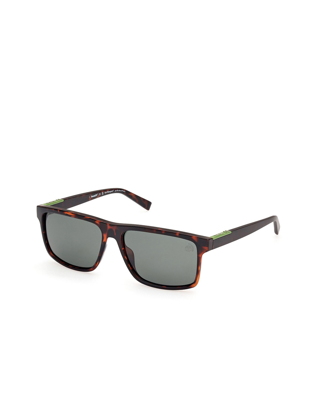 Timberland Men Acetate Full Rim Rectangle Sunglasses With UV Protected Lens TB00008 56 52R