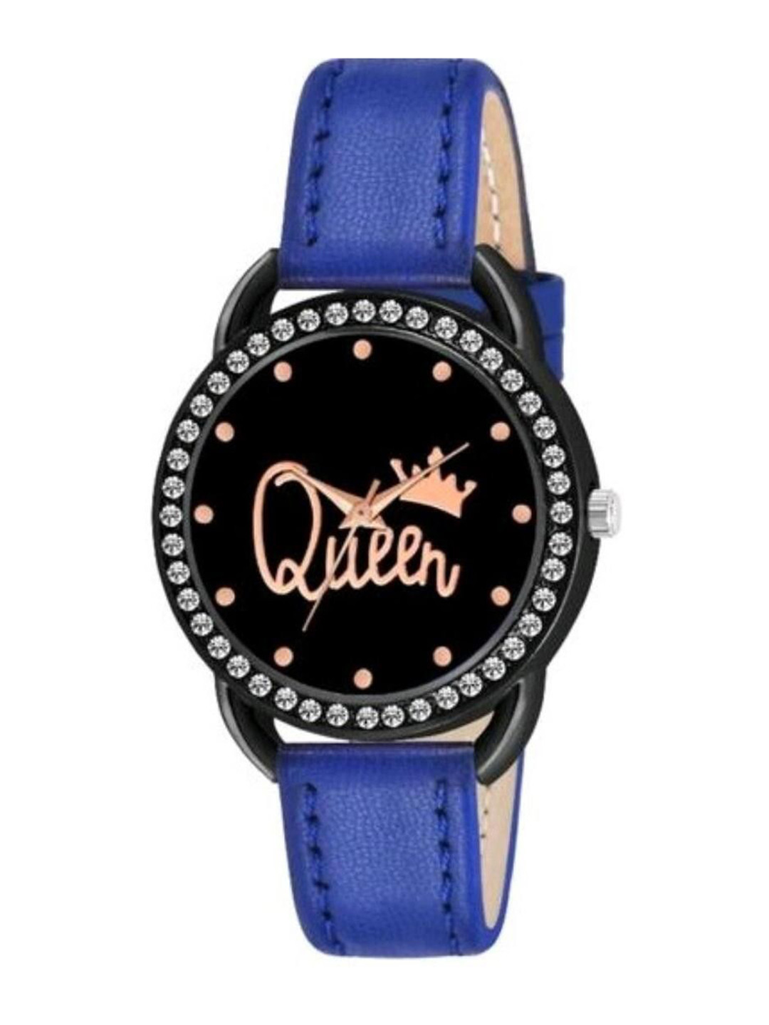 Miss Perfect Women Round Printed Dial & Leather Straps Analogue Watch Cvv218