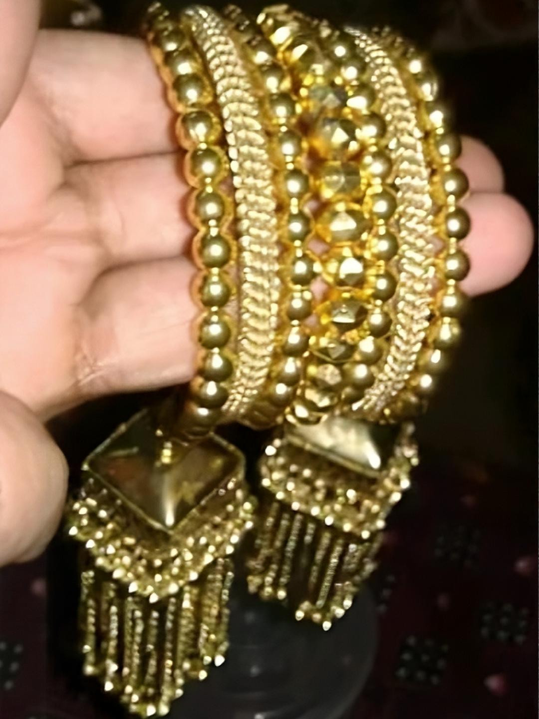 Grace Collections Gold Metal Bracelet