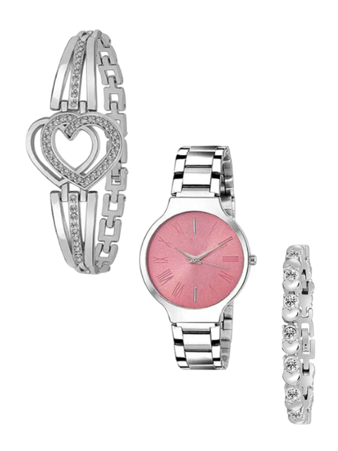 Miss Perfect Women Pack of 3 Analogue Watch & Bracelet LJ331