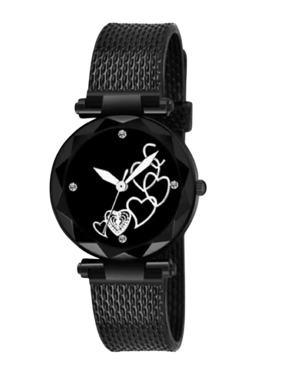 Miss Perfect Women Embellished Dial & Bracelet Style Straps Analogue Watch jk789