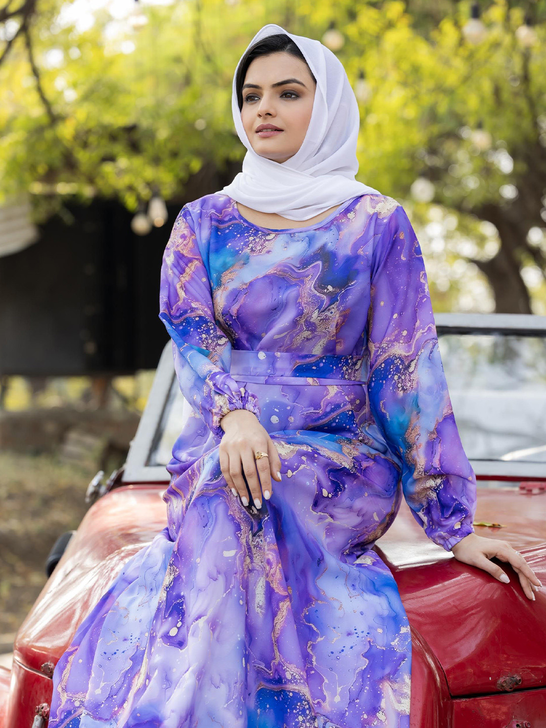 SARINKU Formal Fit & Flare Dress