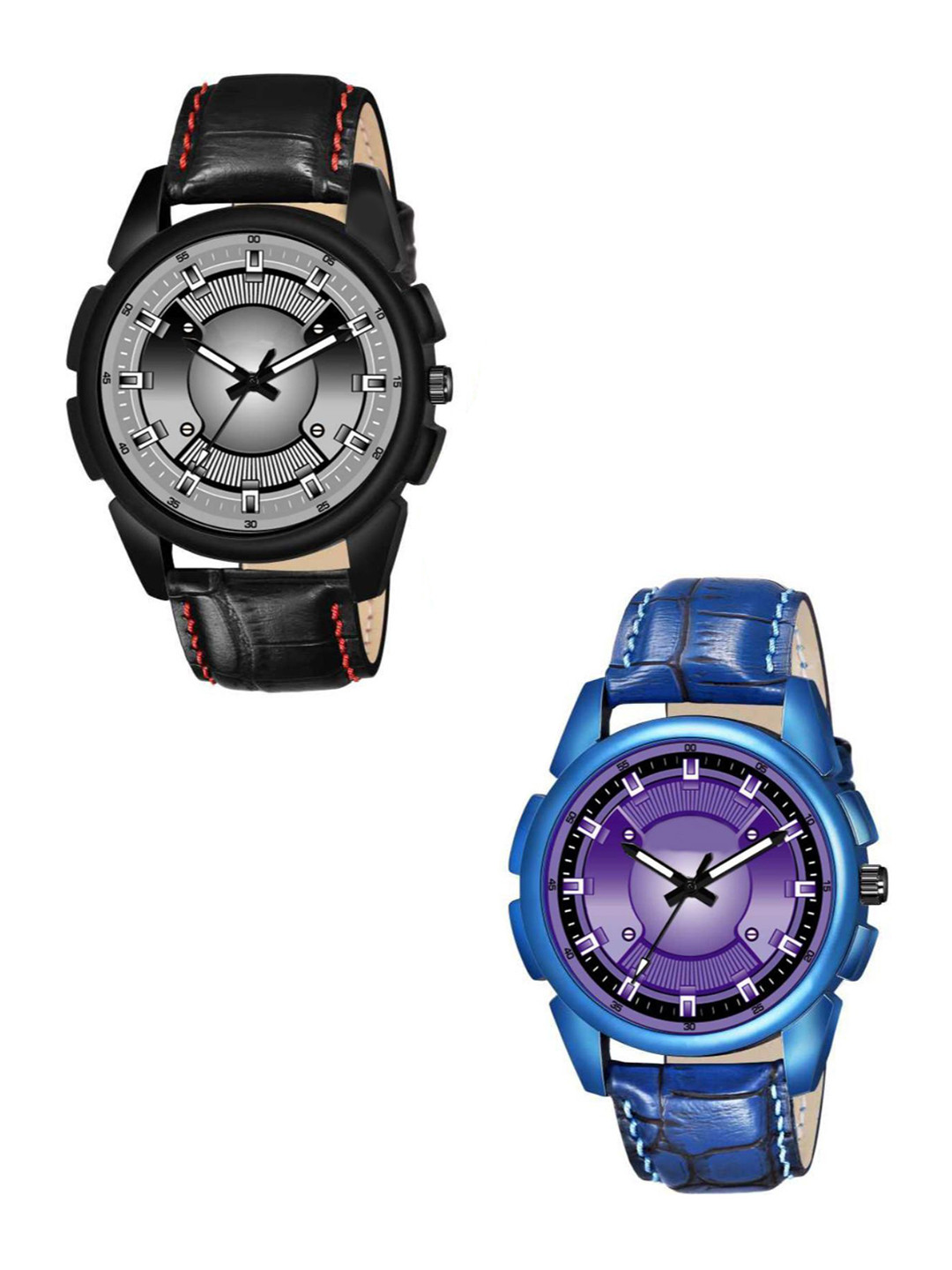 Miss Perfect Men Set of 2 Analogue Watch foxx100