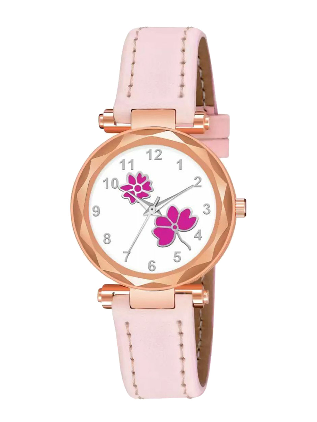 Miss Perfect Women Round Dial & Leather Straps Analogue Watch YP105