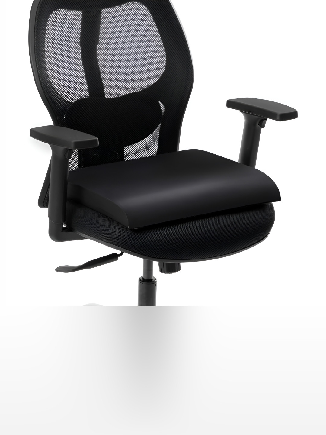 FRIDO Black Seat General Support Anti-Slip Square Shape Chair Pads