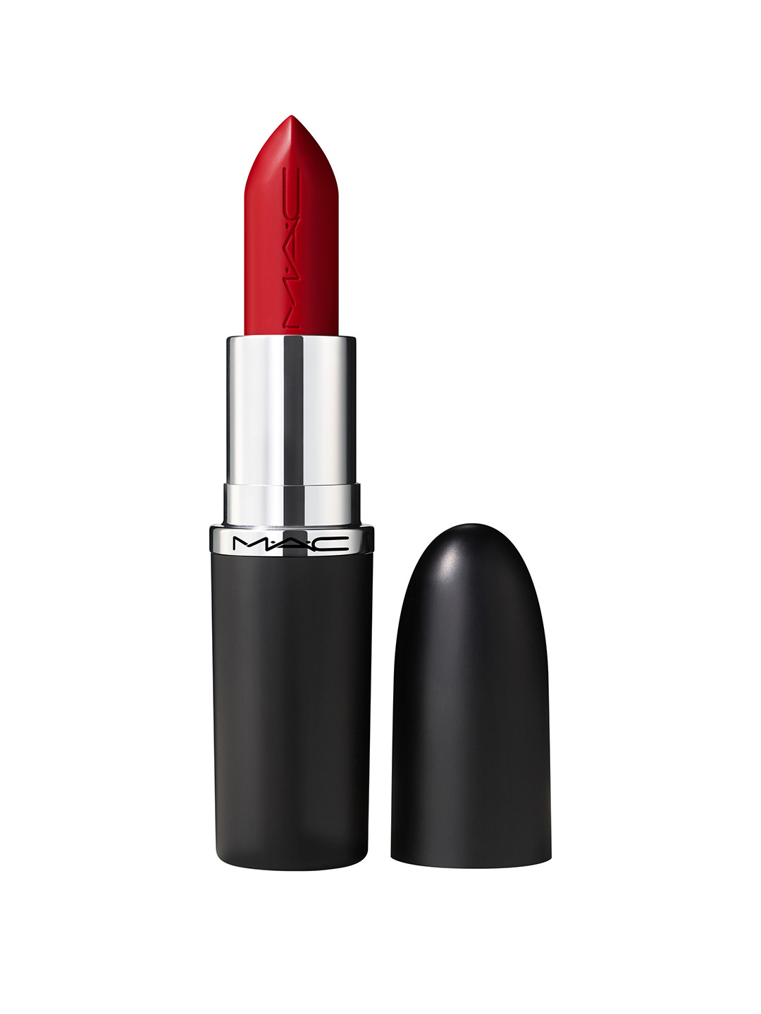 M.A.C Macximal Satin Richly Pigmented Long-Lasting Lipstick 3.5g - Brave Red