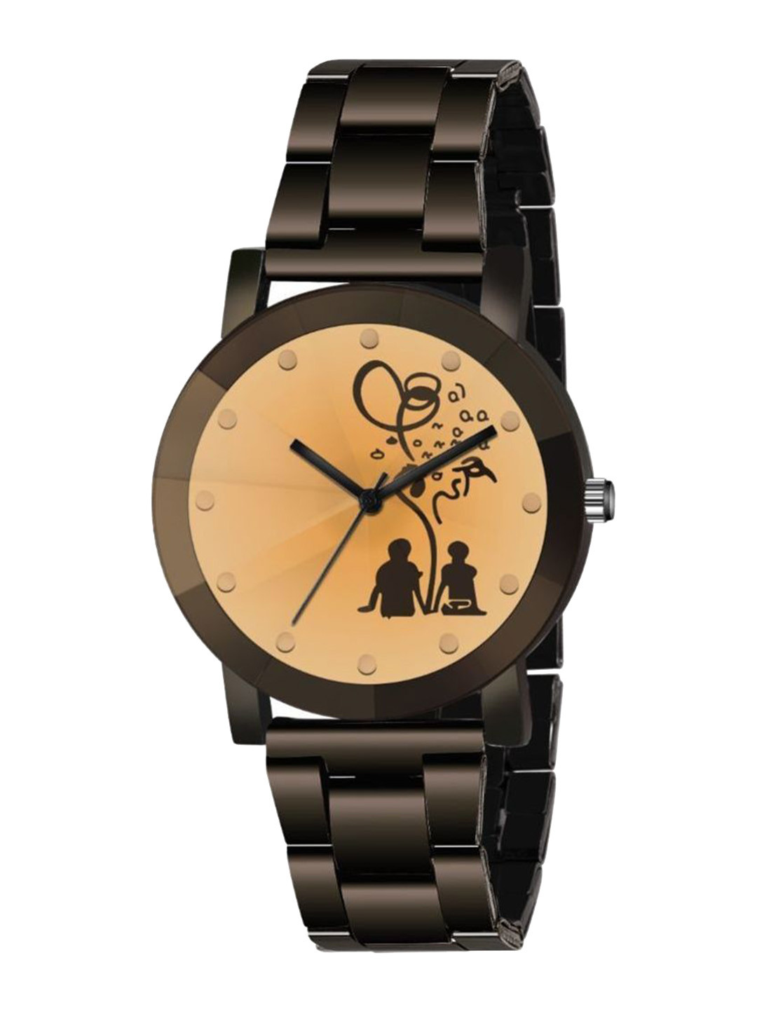 Miss Perfect Men Printed Dial & Bracelet Style Straps Analogue Watch TrM10