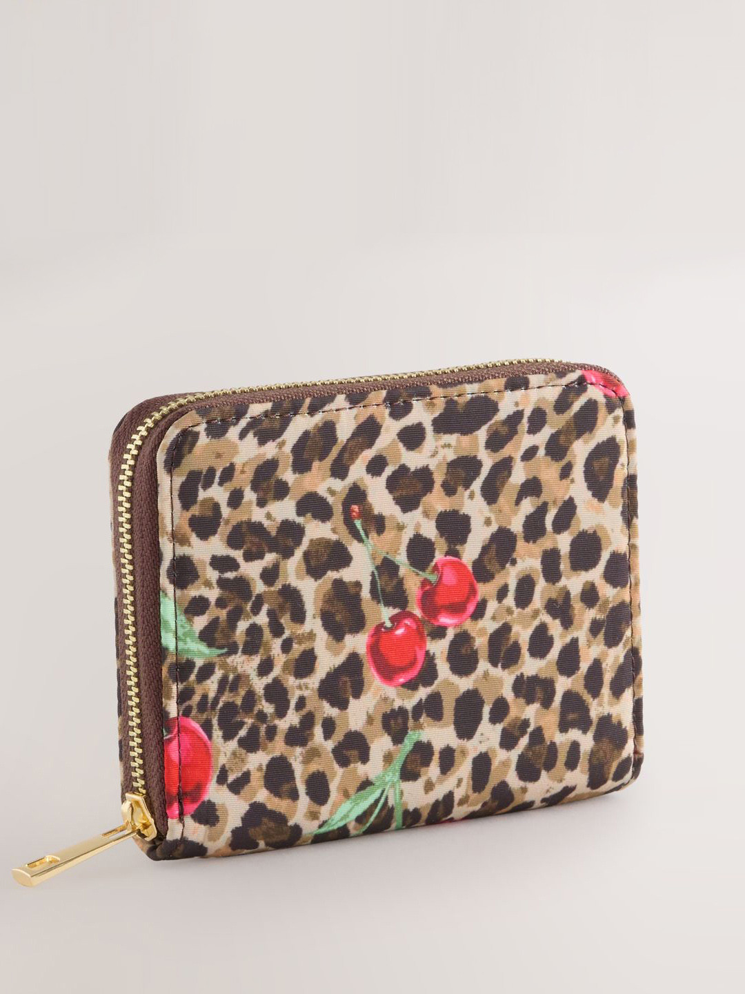 NEXT Women Leopard Printed Zip Around Wallet