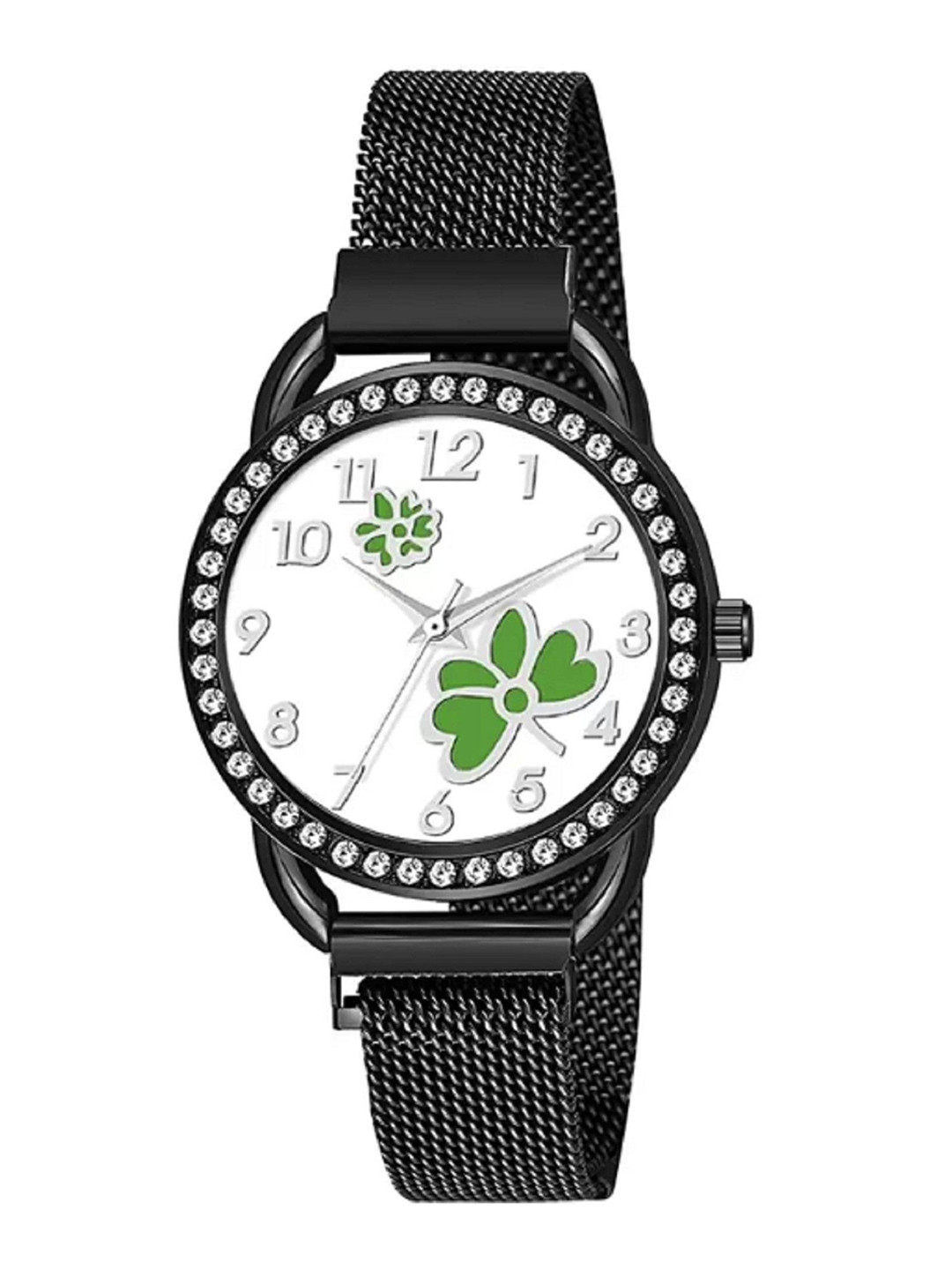 Miss Perfect Women Printed Round Dial & Bracelet Style Straps Analogue Watch DF133