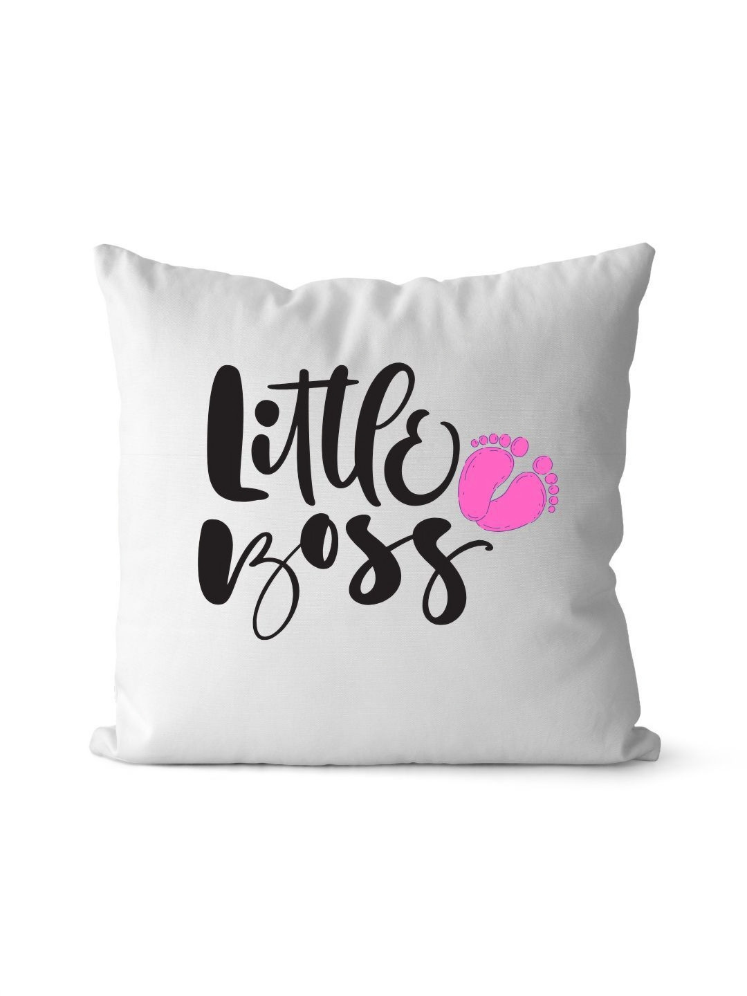 Loops n knots Little Boss Printed Square Shaped Pre-FilledCushions