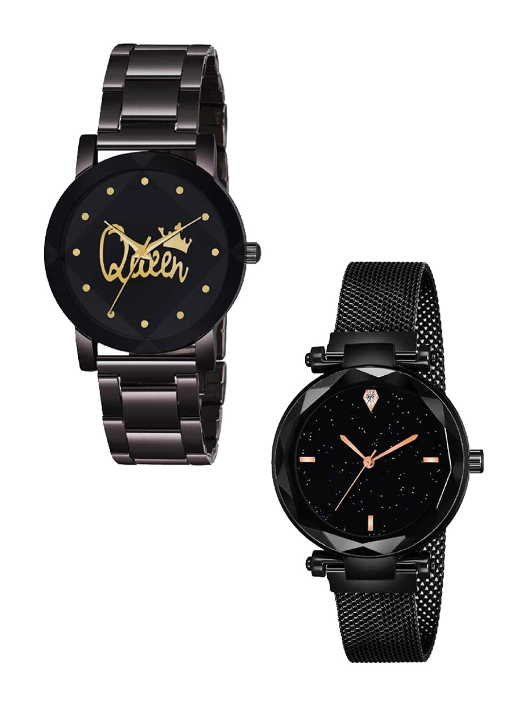 Miss Perfect Women Set of 2 Bracelet Style Straps Analogue Watches mm308