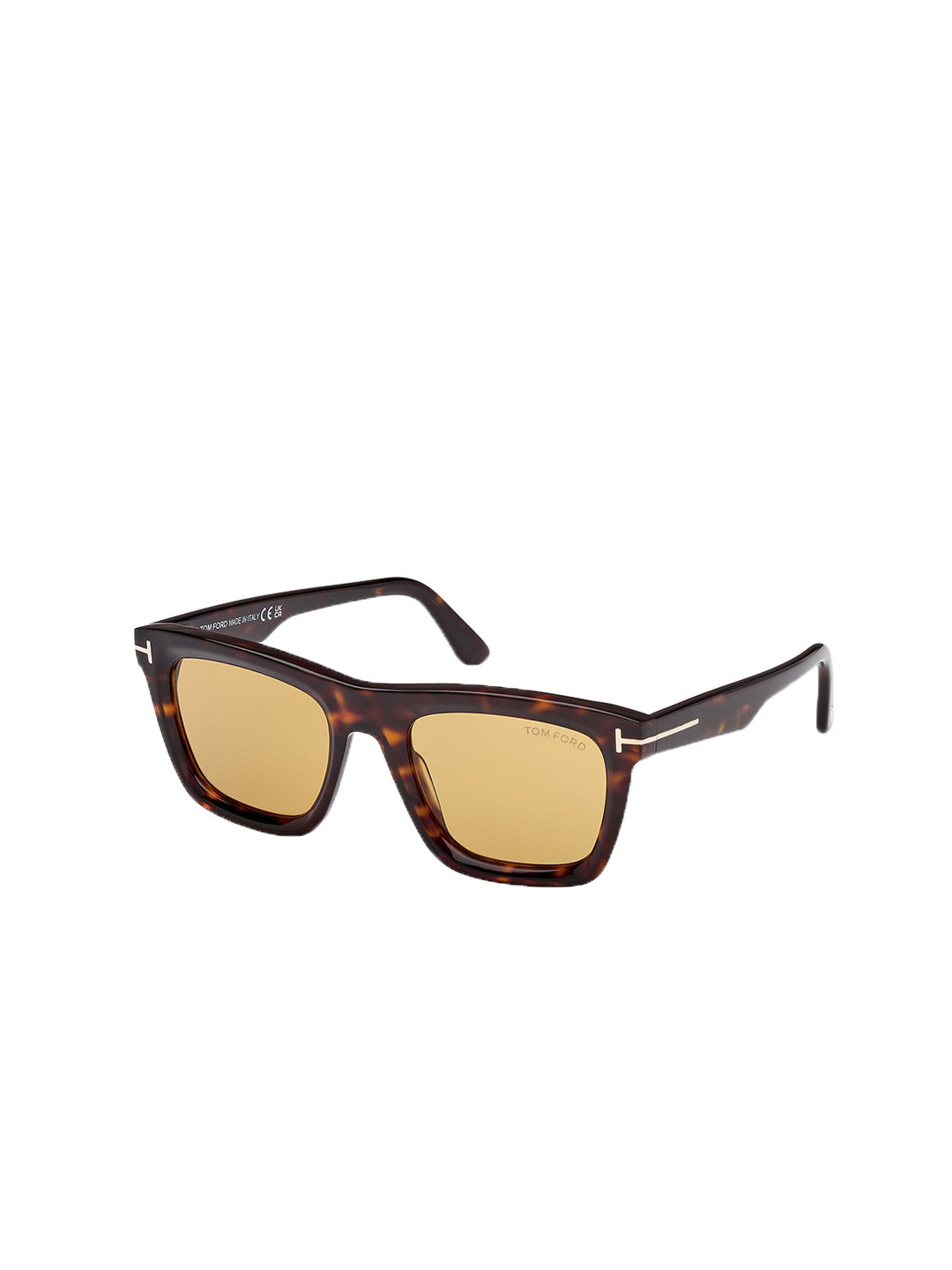 Tom Ford Men Brown Lens & Brown Wayfarer Sunglasses FT1207 52 52E