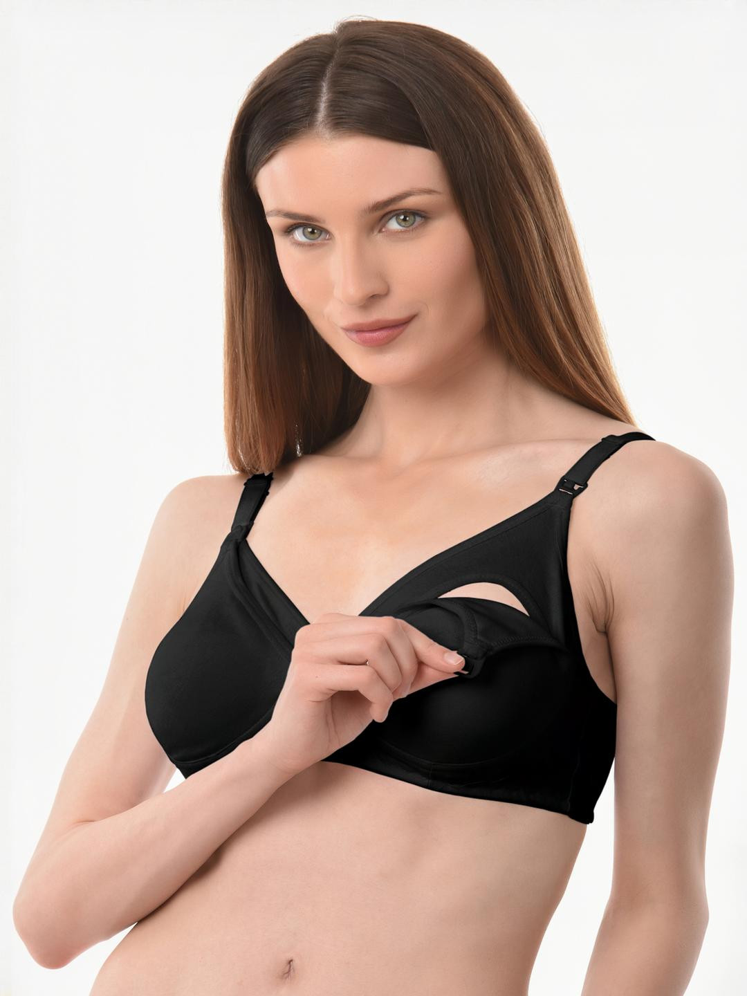 VANILA Wirefree Non Padded Full Coverage Cotton Maternity Bra