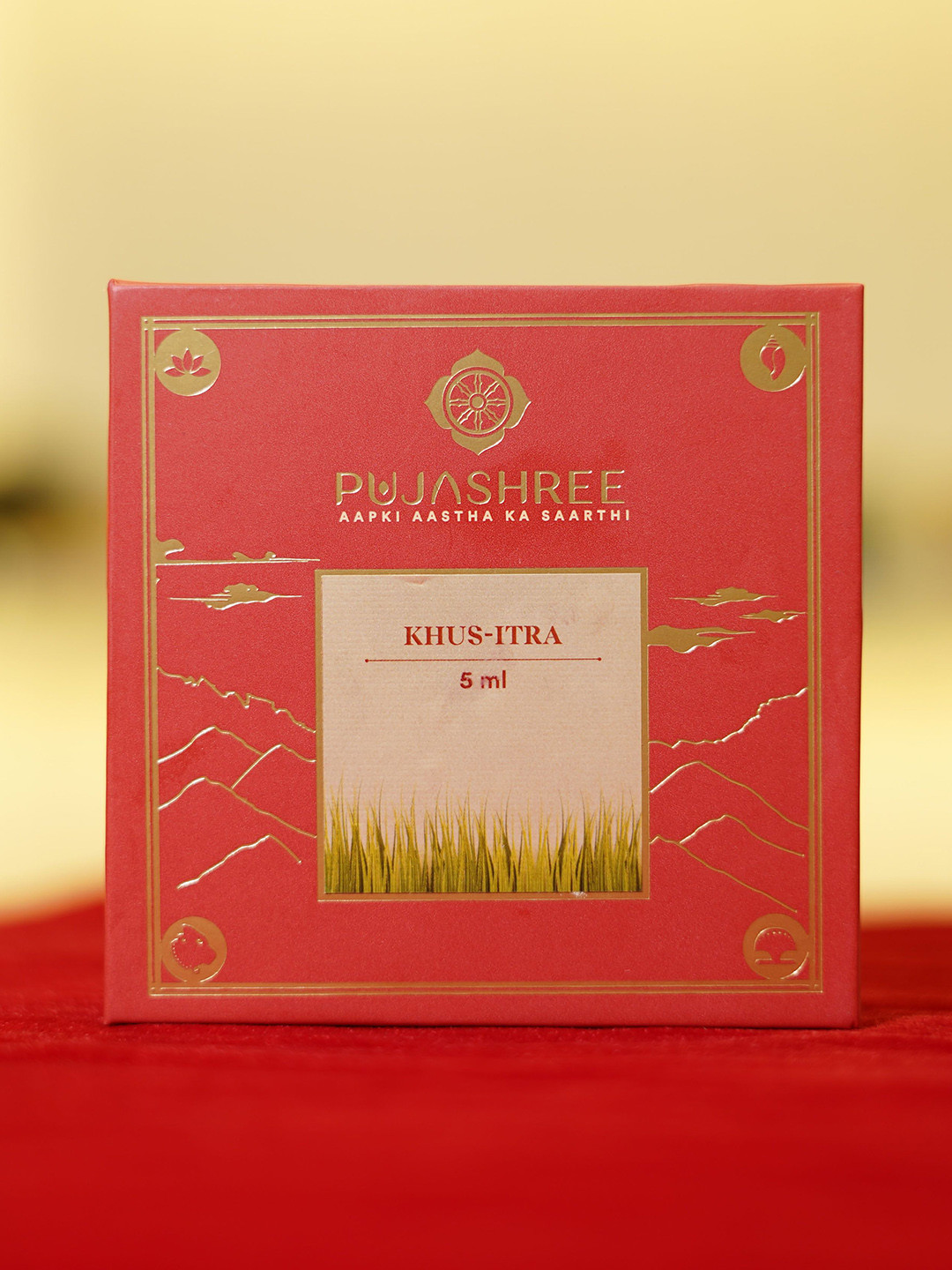 Pujashree Products Global Pvt Ltd. Long Lasting Alcohol-Free Khus Attar - 5 ml