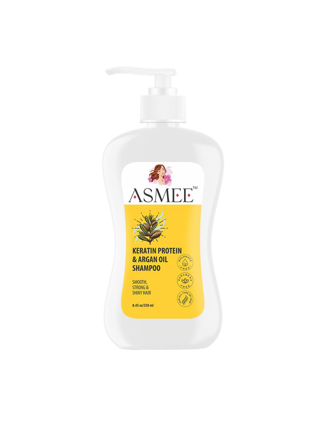 ASMEE Keratin Protein & Argan Oil Shampoo- 250 ml