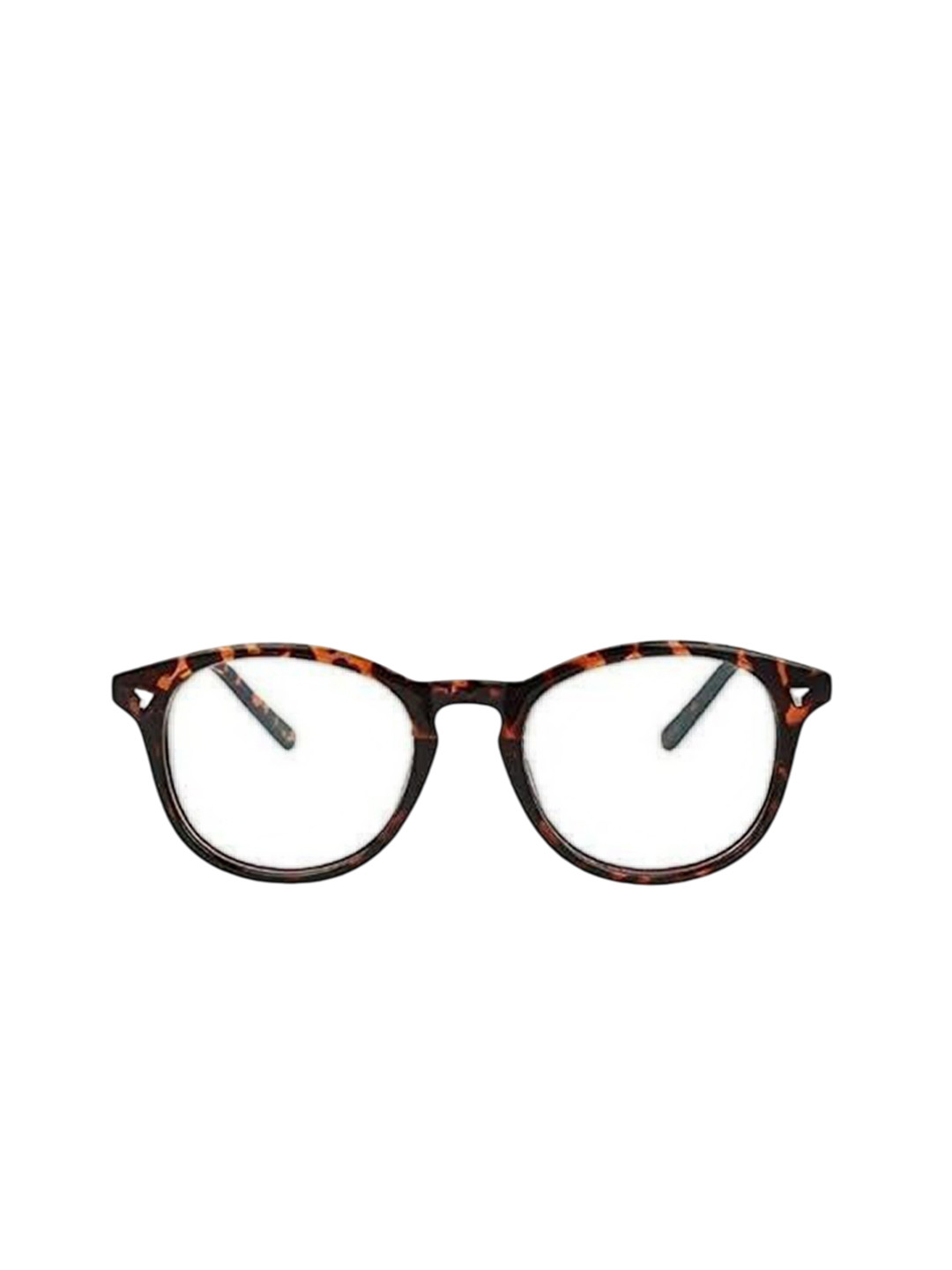 SPADEACES Unisex Abstract Printed Tortoise Shell Full Rim Oval Frames