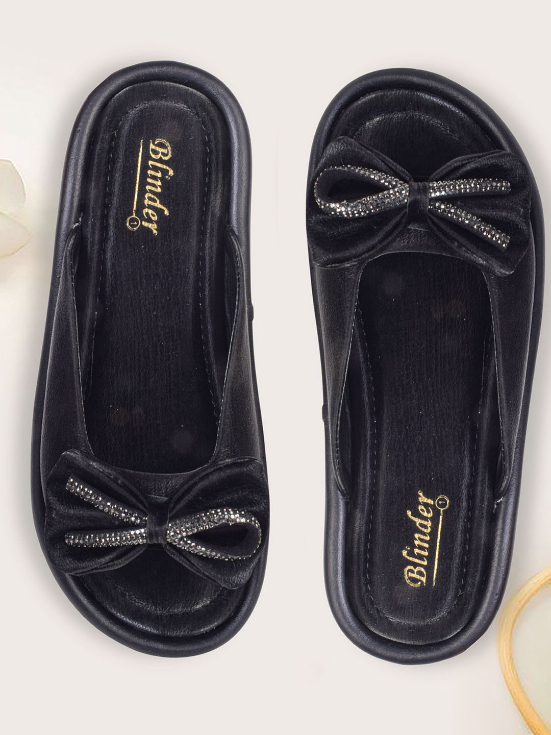 BLINDER Women Platform Sandals with Bows