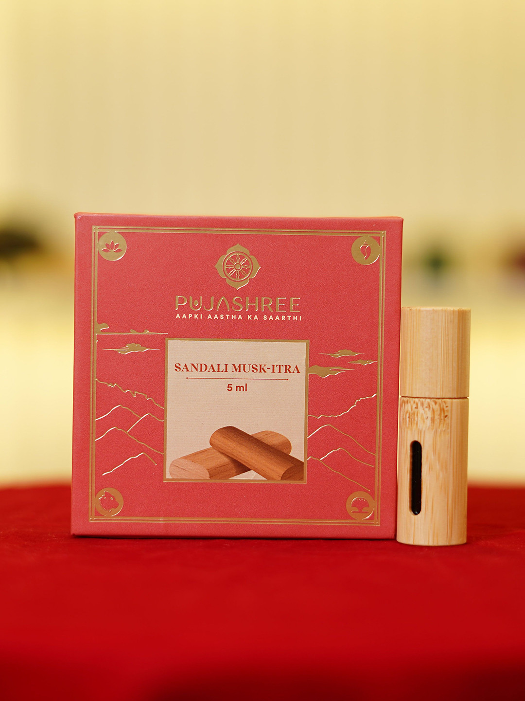 Pujashree Products Global Pvt Ltd. Long Lasting Alcohol-Free Sandali Musk Attar - 5 ml