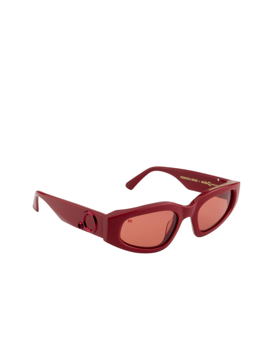Etnia Barcelona Women Cateye Sunglasses with UV Protected Lens 5 RSOUND 52S RED