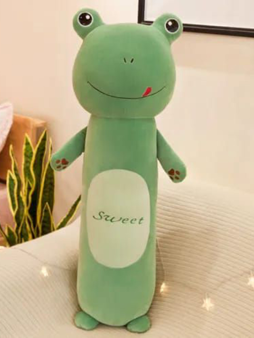 Teddy Daddy Kids Microfibre Hug Pillow Frog Soft Toy