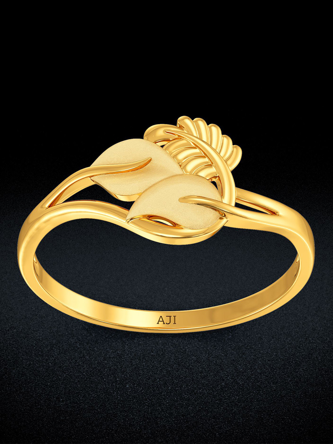 Joyalukkas Women 22KT Flore Gold Ring -2.148 g