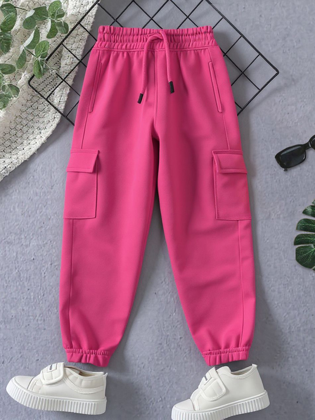 YK X Trampoline Kids Mid-Rise Cargo Joggers