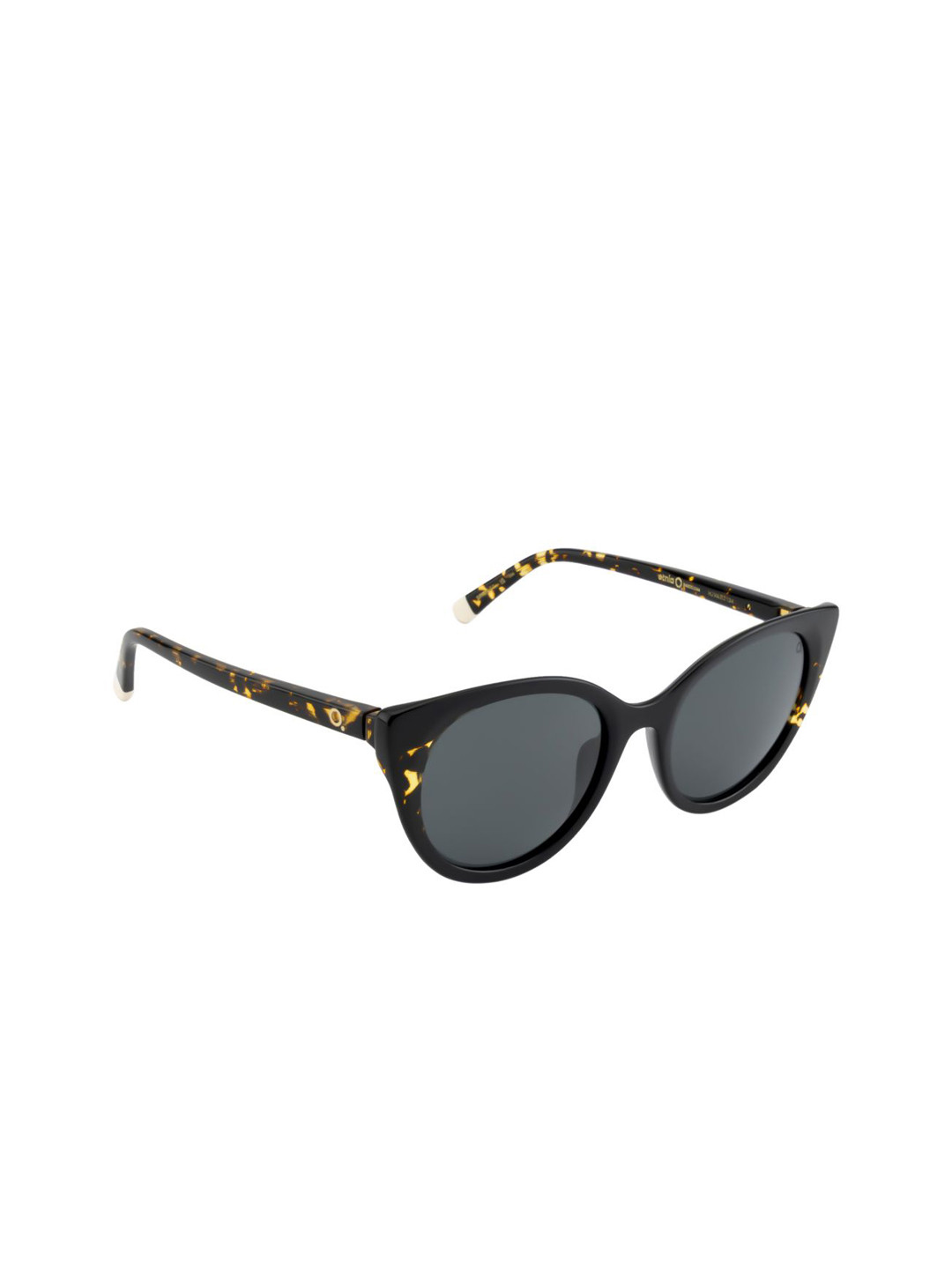 Etnia Barcelona Women Black Lens & Black Cateye Sunglasses With 100% UV Protection