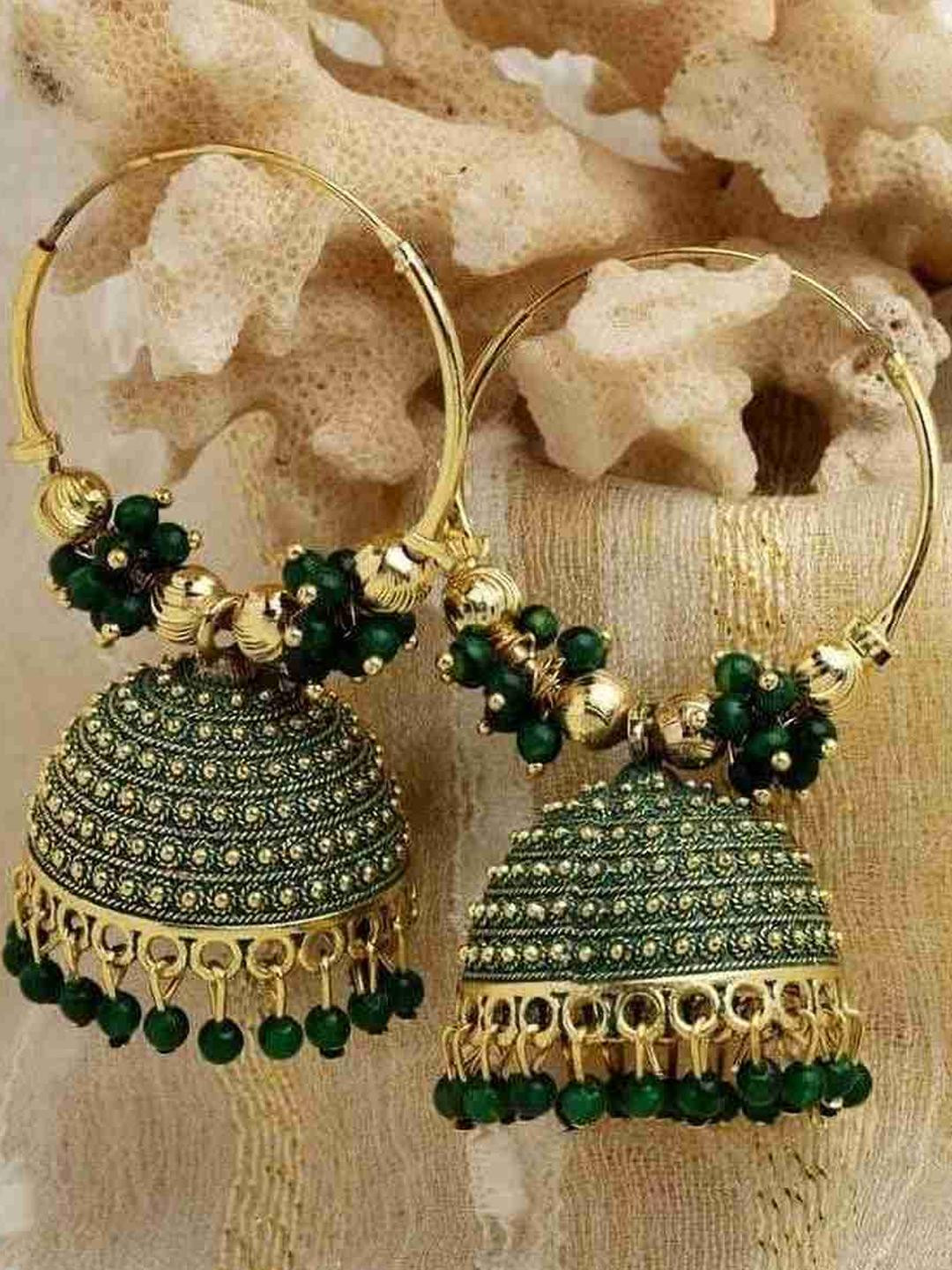 Grace Collections Women Jhumka Hoop Earrings