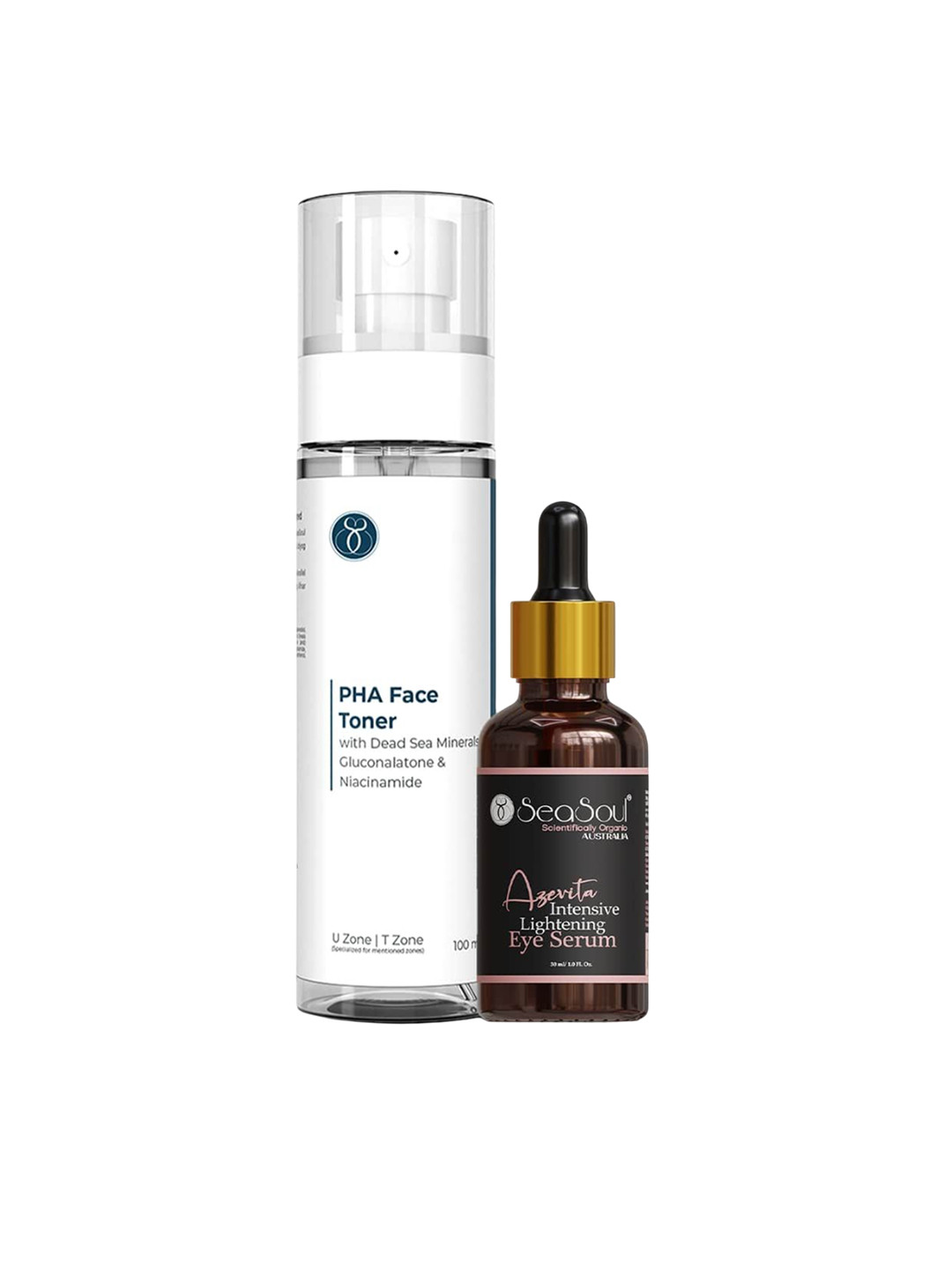Seasoul Set Of 2 PHA Face Toner- 100 ml & Eye Serum- 30 ml