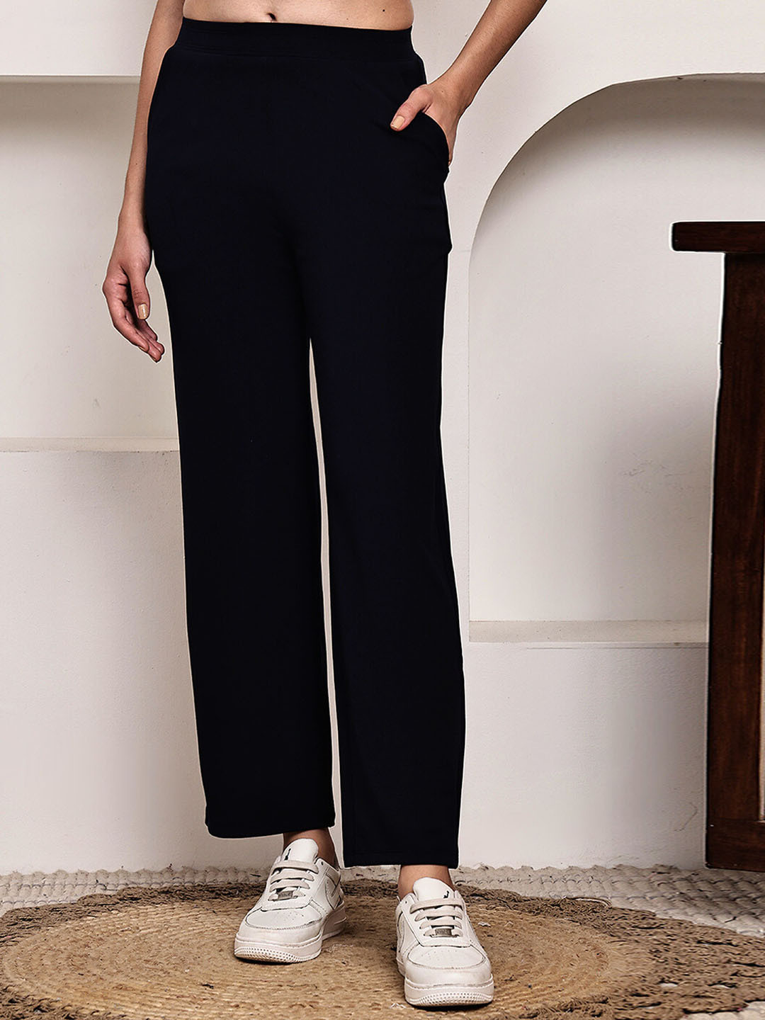WELL KEPT Women Straight Fit Track Pants