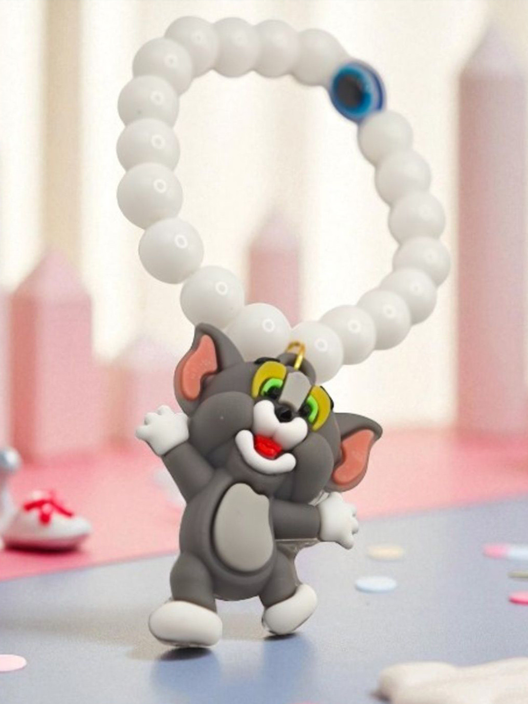 SAPRAA TRENDS Kids Artificial Beaded Tom And Jerry Charm Bracelet