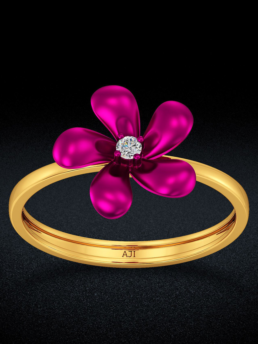 Joyalukkas Women 22kt Fragrant Flower Ring -2.78 gms