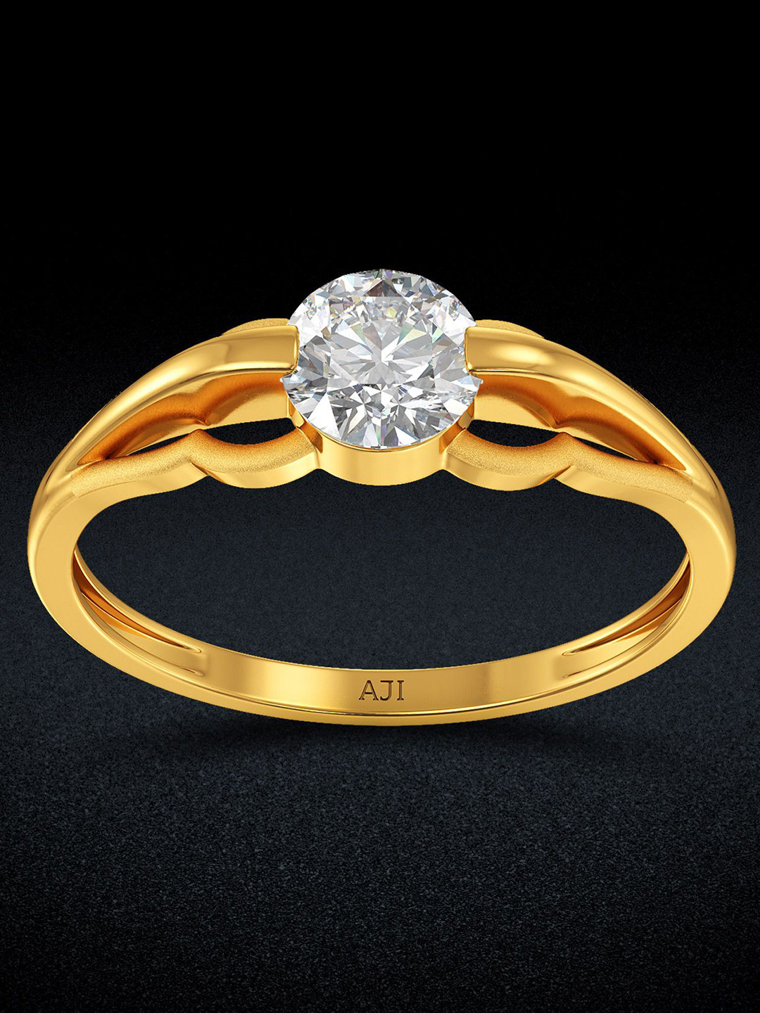 Joyalukkas Women 22KT Gold Ring - 1.994 gm