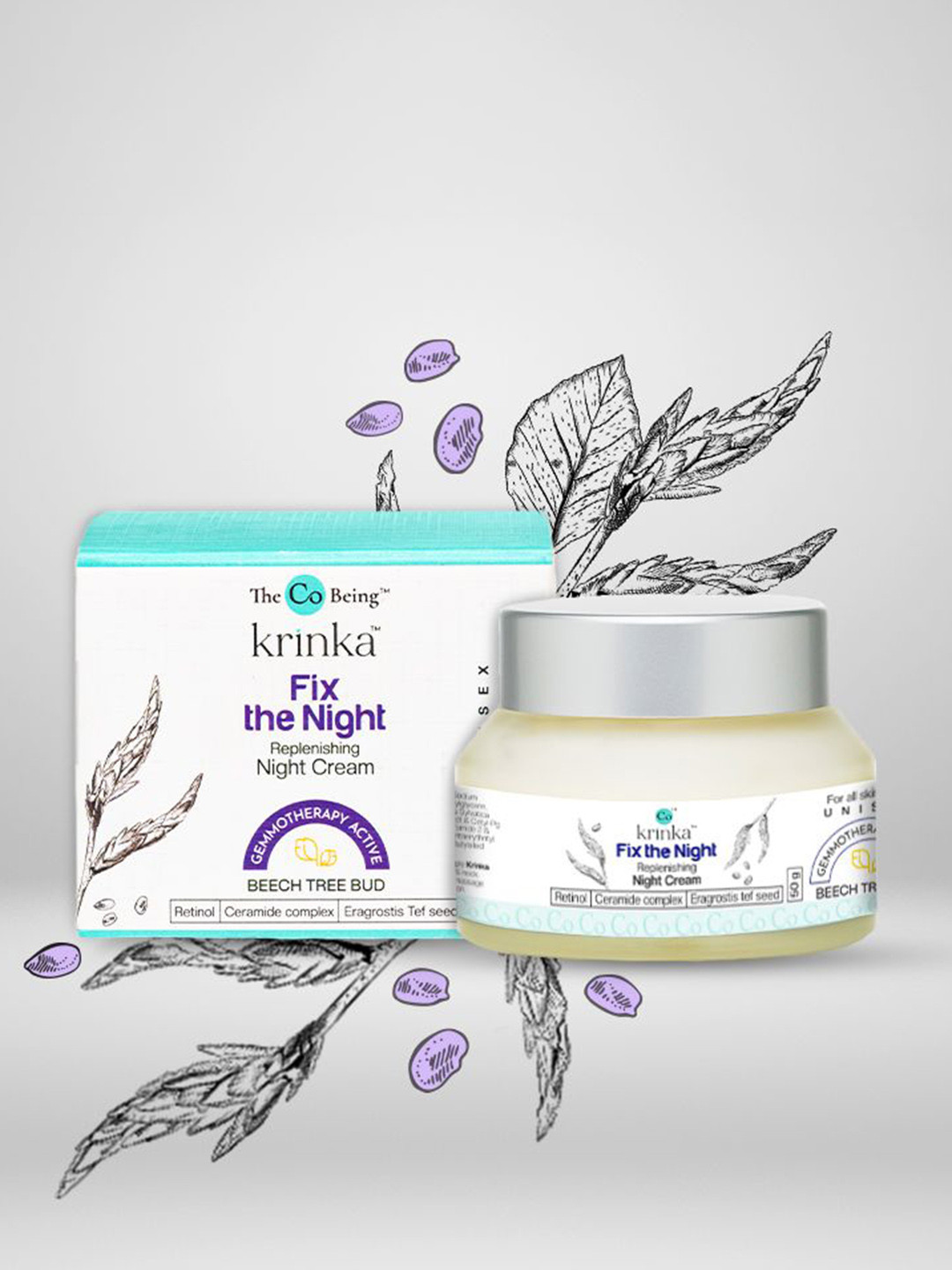 The Co Being Fix The Night Replenishing Night Cream - 50 g