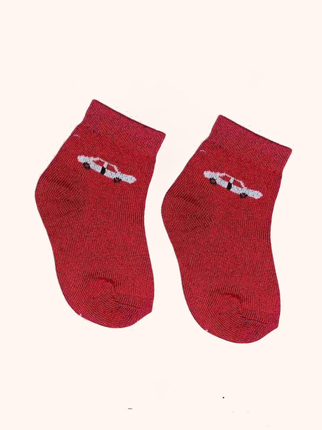 HEBTROCO Kids Unisex Patterned Cotton Ankle-Length Socks