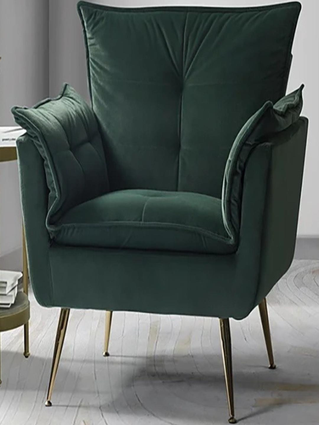 DOE BUCK Green Fyn Lounge Chair