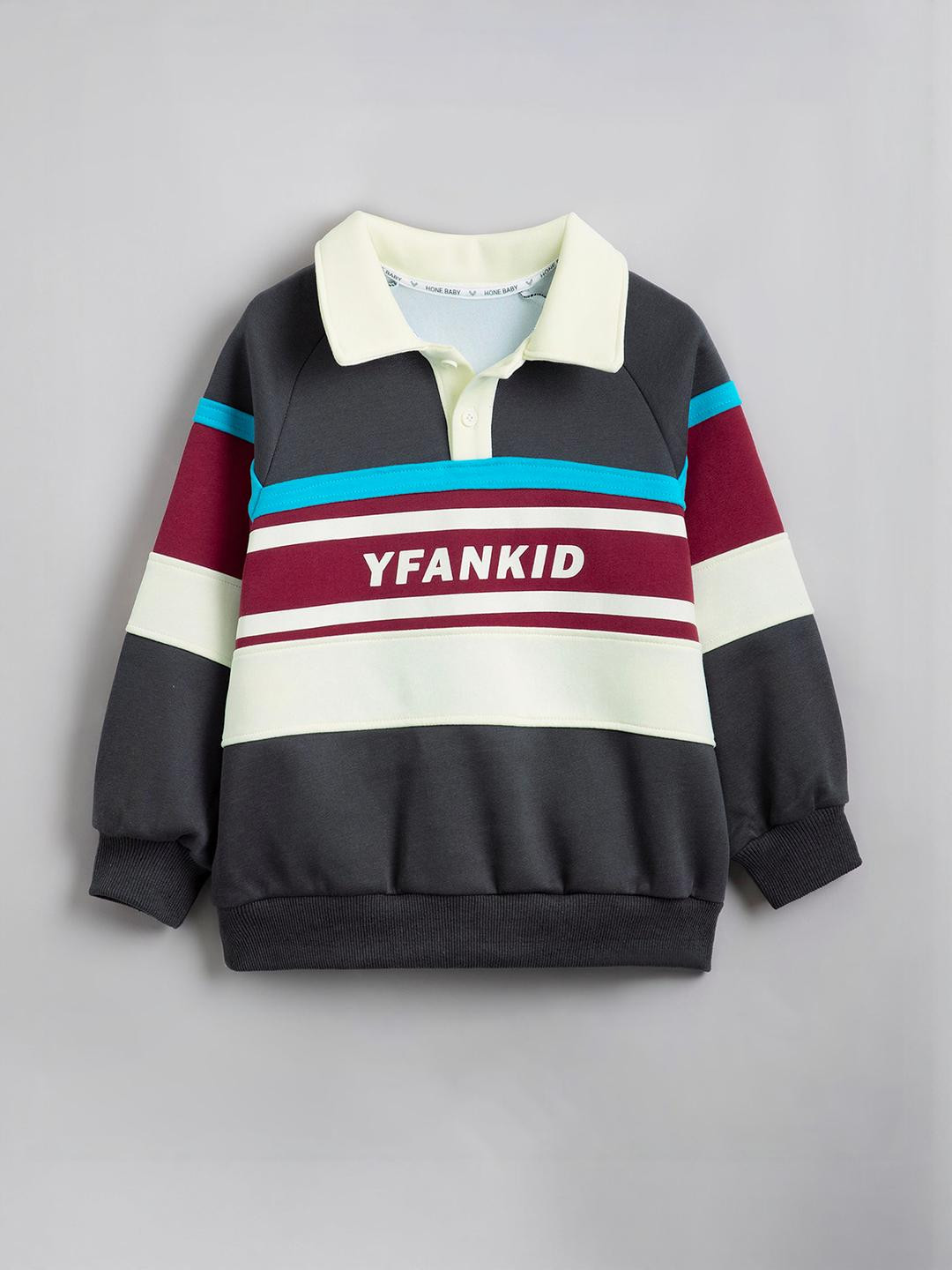 Hopscotch Boys Multi BLENDED  Sweatshirts