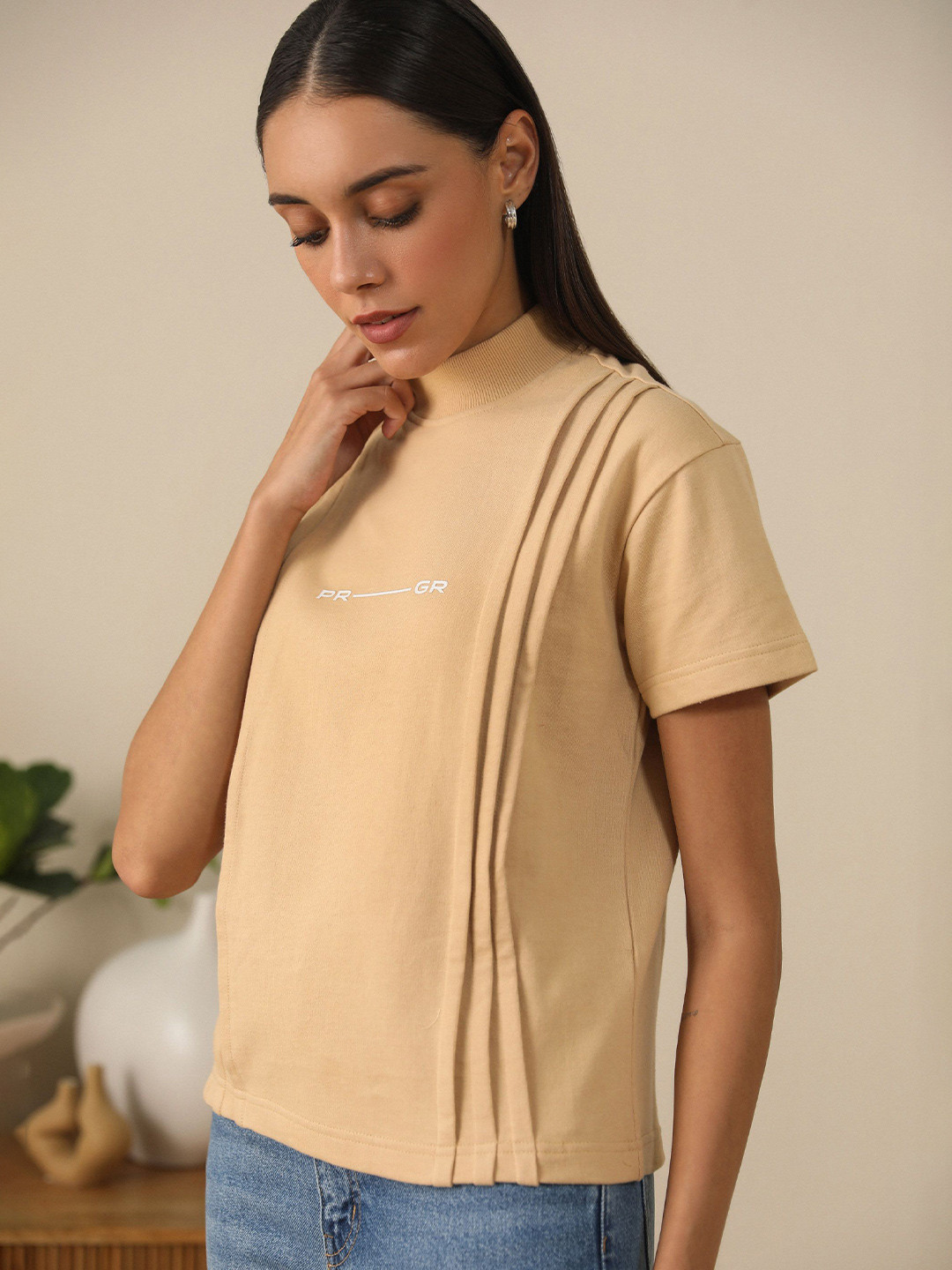 PRIMAL GRAY Women Origami T Shirt