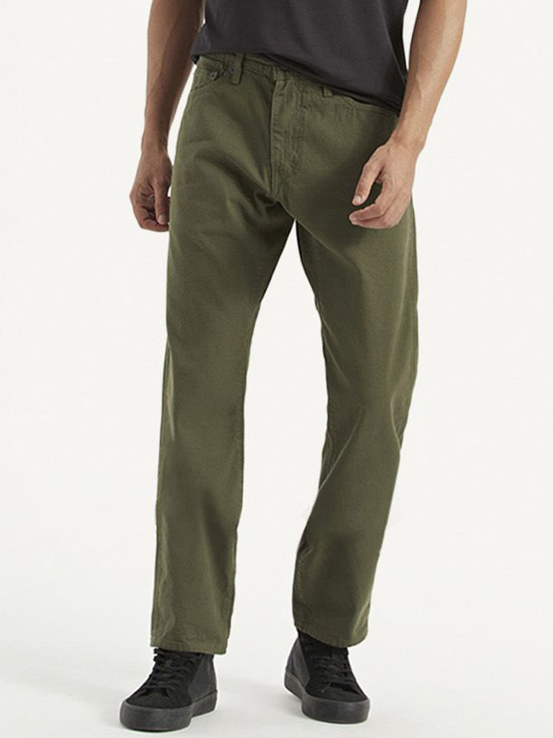 Levis Men's 541 Textured Mid-Rise Cotton Trousers