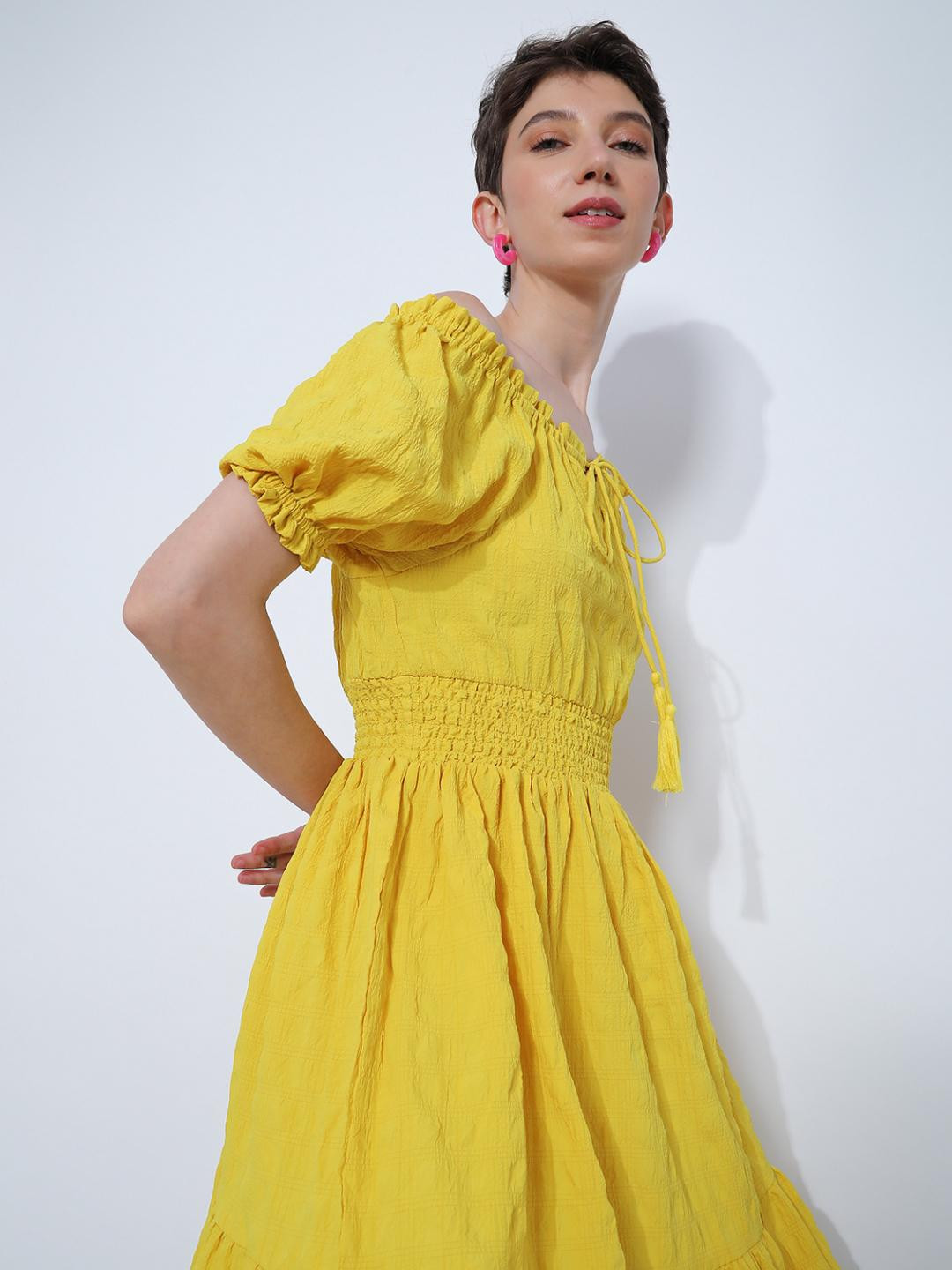 LIMEROAD Women Fit & Flare Midi Dress