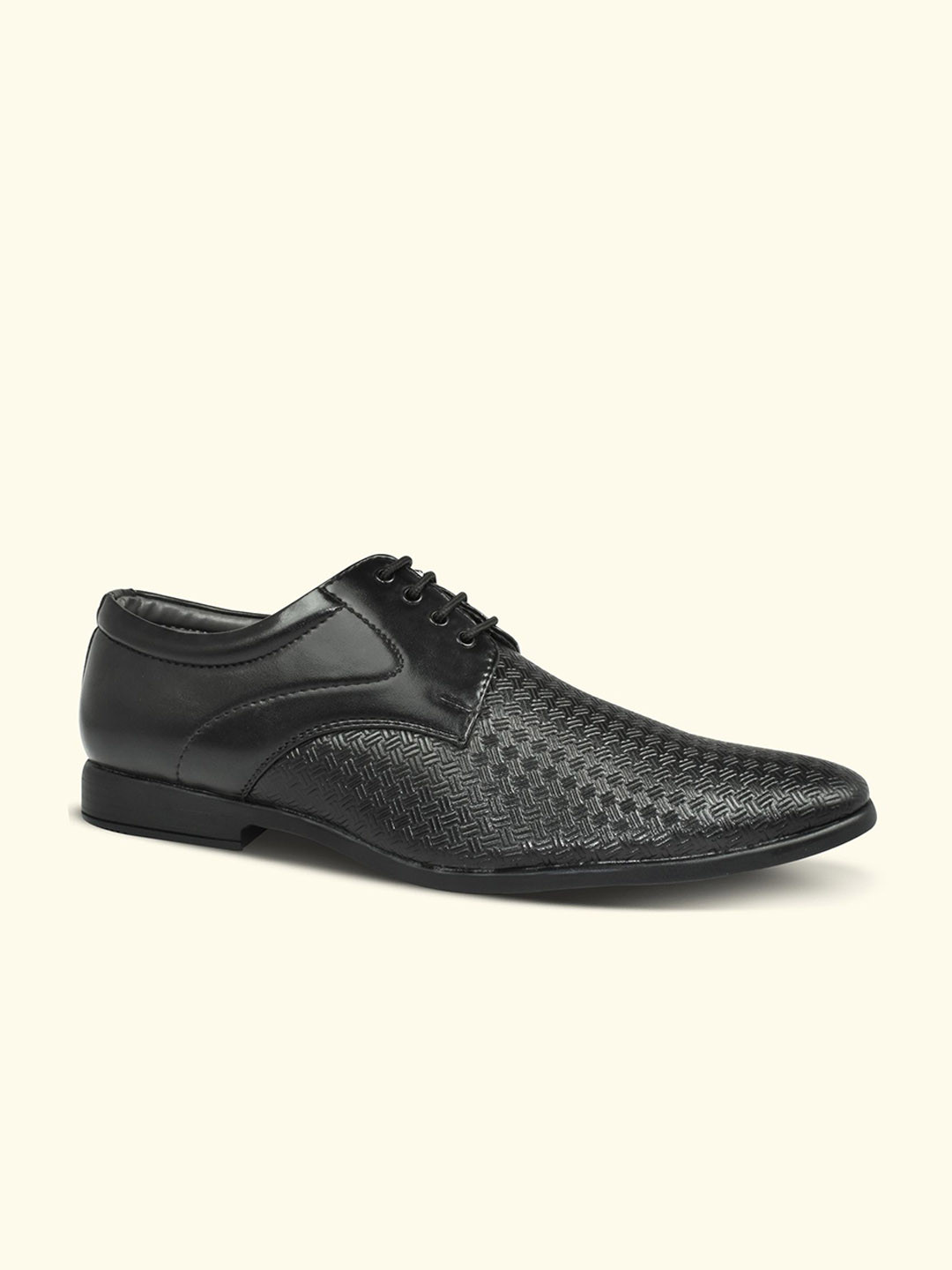 Ajanta Men Textured Soft Cushioned Formal Loafers