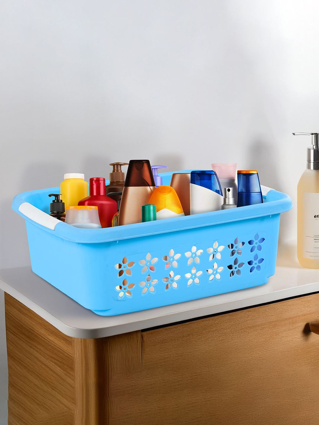 Kuber Industries Blue Multipurpose Basket Organisers