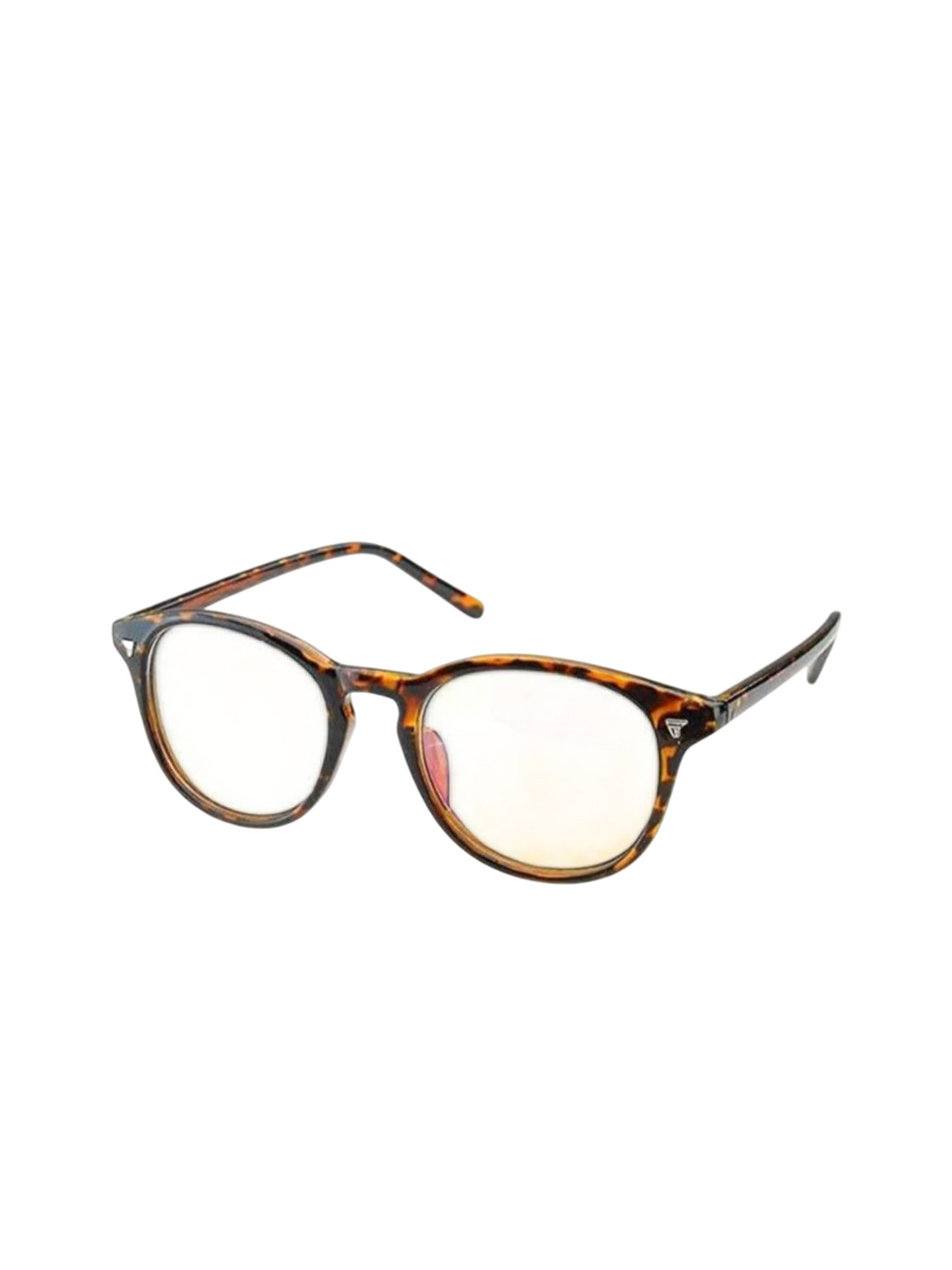 SPADEACES Unisex Abstract Square Metal Full Rim Oval Frame