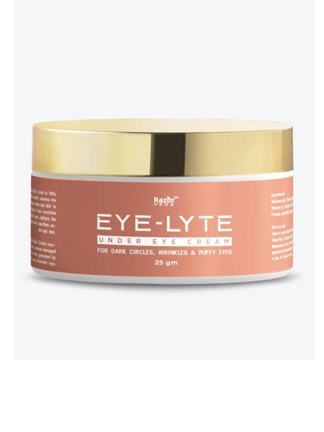 Razorveda Women Brightening Eye Cream for Dark Circles, Under-Eye Wrinkles & Puffy Eyes