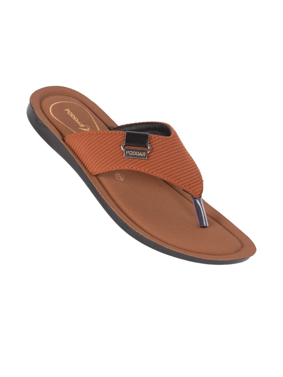 Poddar Men T-Strap Flats
