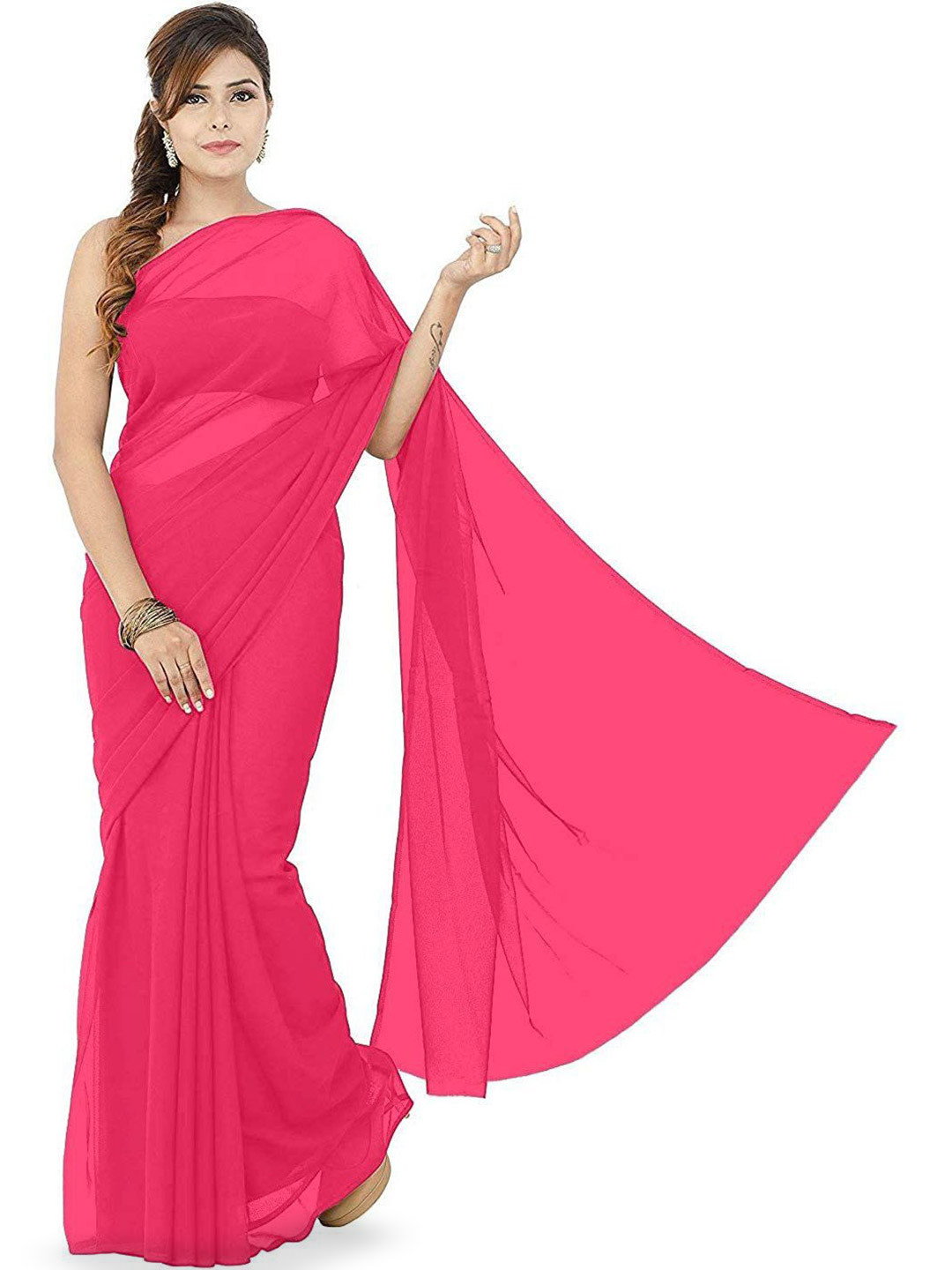 DURGA EMPORIO Saree With Blouse Piece